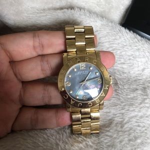 Marc Jacobs gold opal watch